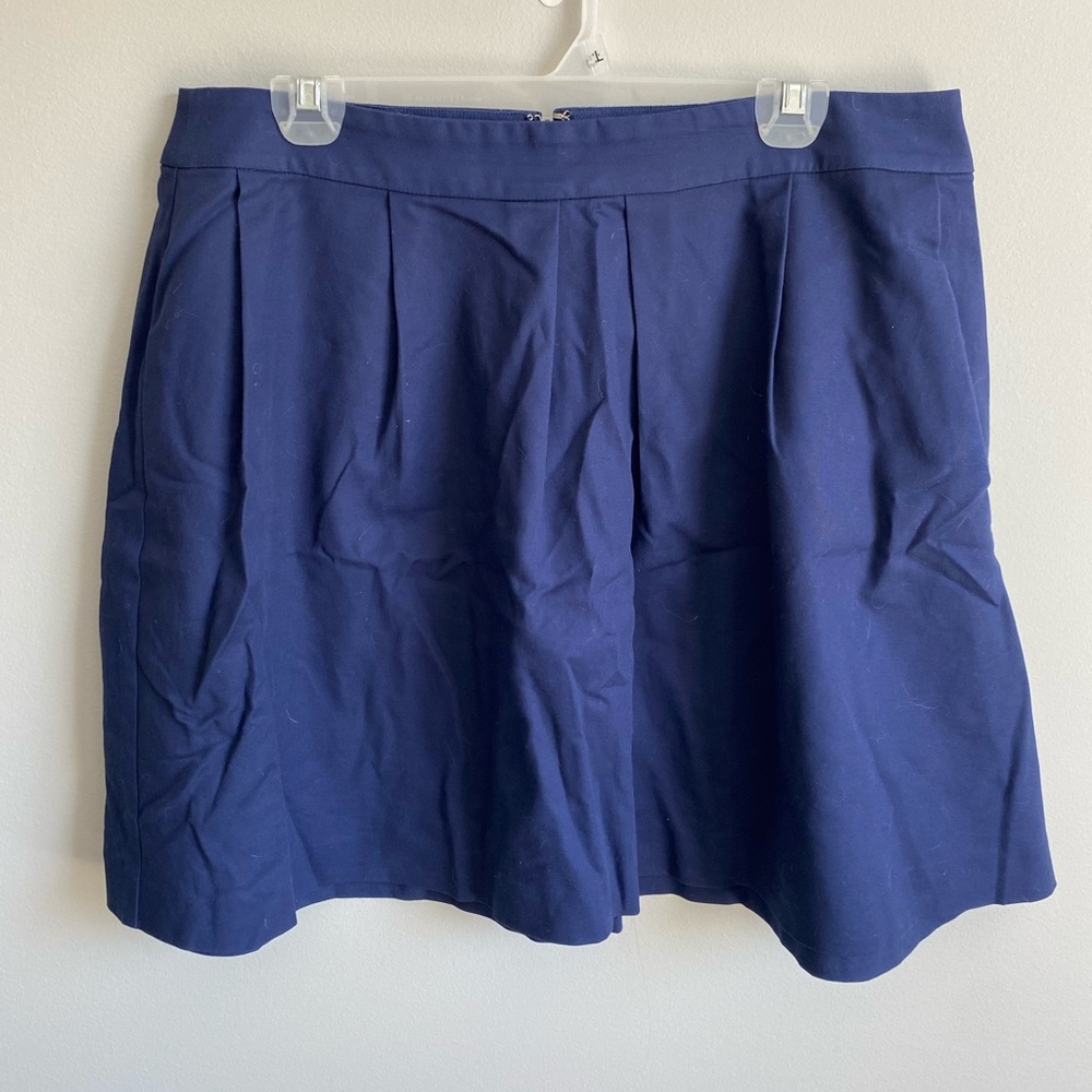 Loft Navy Blue Skirt size 12